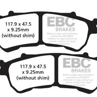 Brakes -  FA640HH Fully Sintered- EBC (Front)