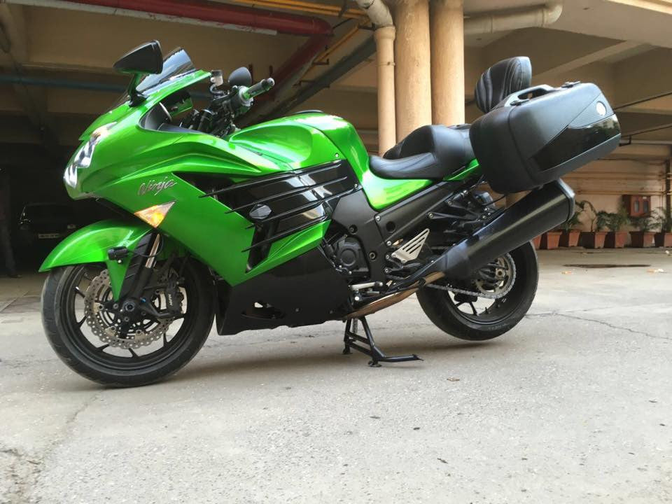 Kawasaki ZX14R Sidecases Carrier - Quick Release 