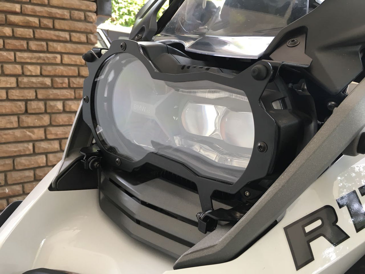 Bmw r1250gsa headlight protector top