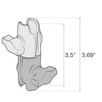 RAM® Composite Double Socket Swivel Arm
