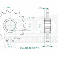 Sprockets Front (29017 - 17T) - Sports