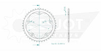 Sprockets Rear (29057-41T) - Esjot
