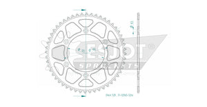 Sprockets Rear (32065-52T) - Esjot