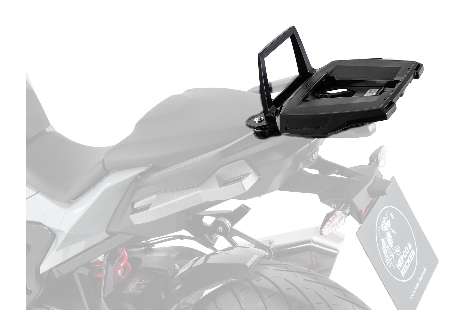 BMW S 1000 XR (2024-) Topcase carrier - Fixed Hinge (Alu Rack)