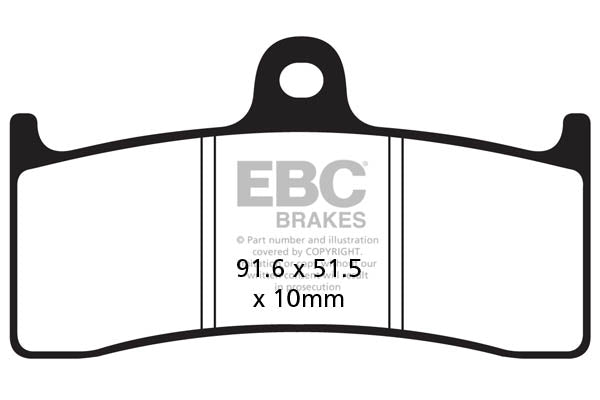 Brakes - FA249HH Fully Sintered  - EBC