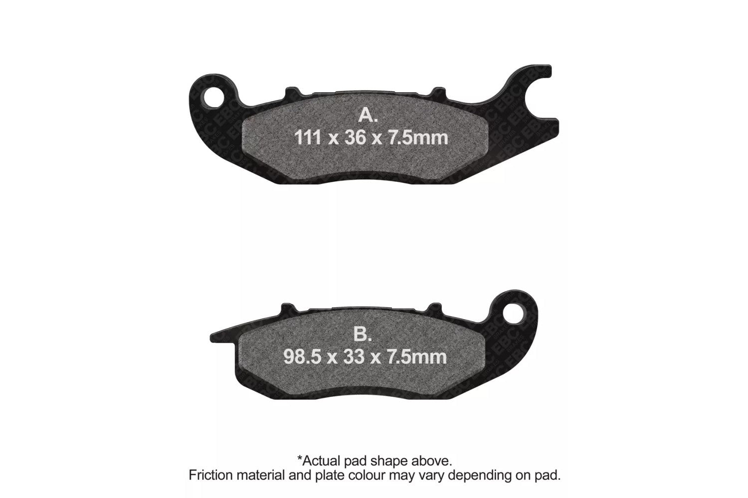 Brakes -  FA375HH Fully Sintered - EBC