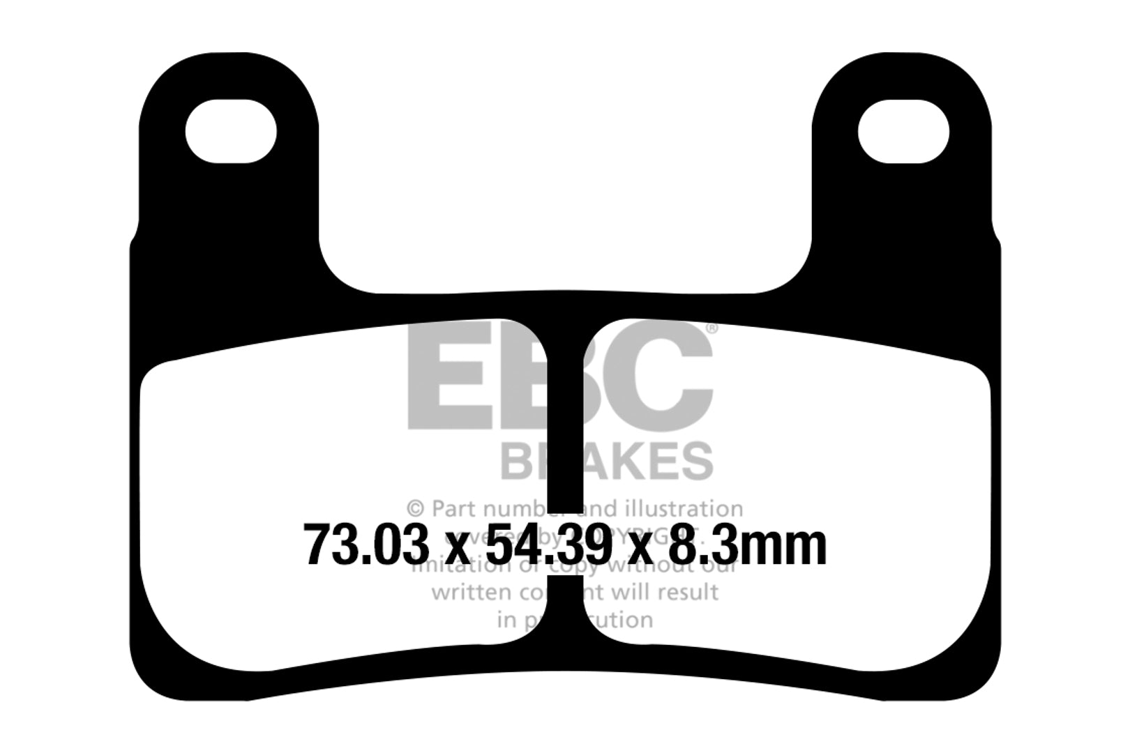 BMW R1250GS  Fully Sintered - EBC (2 Set Front)