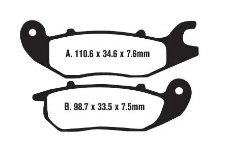 Brakes -  FA375HH Fully Sintered - EBC