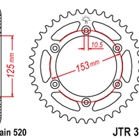 Sprockets Rear (301-40T) - JT