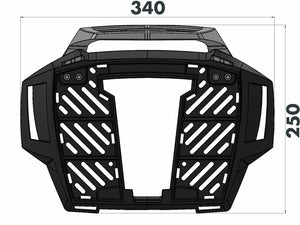 TRIUMPH TIGER 900 RALLY PRO Topcase carrier - Fixed Hinge (Alu Rack)