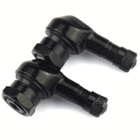 Aluminum Motorcycle Tire Valve Stem with 90 Degree Angle, 11.3Mm