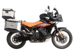 KTM 790 Adventure Topcase carrier - Alu Rack combination with original rear rack