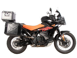 KTM 790 Adventure Topcase carrier - Alu Rack combination with original rear rack