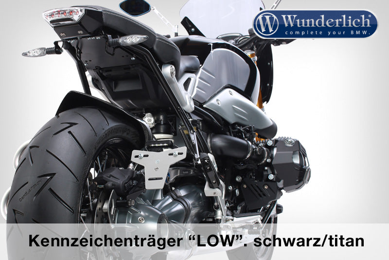 Motorrad Kennzeichenträger LOW für BMW RnineT,R1200GS+Adv.,R1200R
