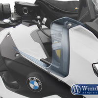BMW S1000XR Ergonomics - Screen Hand Deflectors.