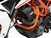 KTM 390 Duke Protection - Engine Guard (Orange).
