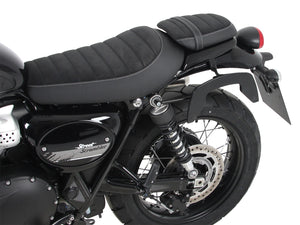 Triumph Street Scrambler Carrier - Sidecases 'C-Bow' (Left Side}.