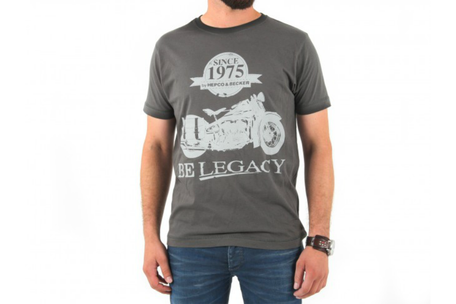 Hepco & Becker Legacy T-Shirts printed - Grey.