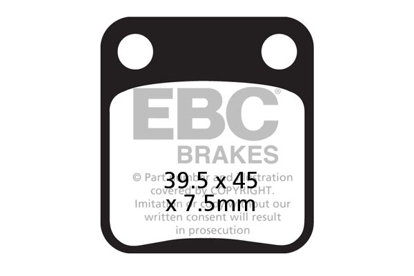 Brakes - MX054 Motocross Race - EBC (Rear)