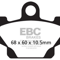 Brakes - FA081 Organic - EBC (Rear)