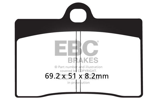 Brakes - FA095V Semi Sintered - EBC (Front)