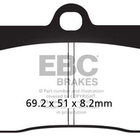 Brakes - FA095V Semi Sintered - EBC (Front)