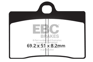 Brakes - FA095HH Fully Sintered - EBC (Front)