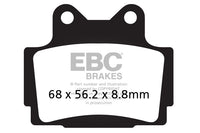 Brakes - FA104 Organic - EBC
