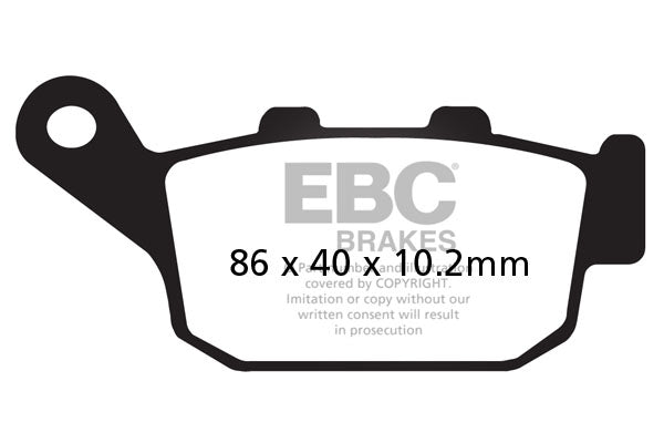 Brakes - FA140 Organic - EBC (Rear)