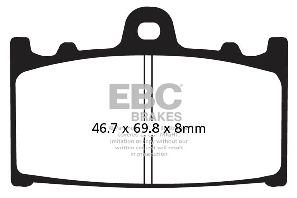 Brakes - FA158HH Fully Sintered - EBC (Rear)