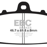 Brakes - FA158HH Fully Sintered - EBC (2 Set Front)