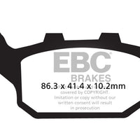 Brakes - FA174HH Fully Sintered - EBC (Rear)