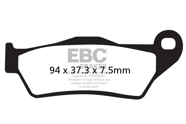 Brakes - FA181V Semi Sintered - EBC (Front)