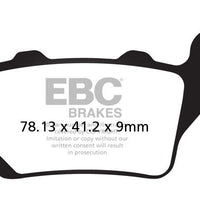 Brake pads Double HH by EBC Brakes.