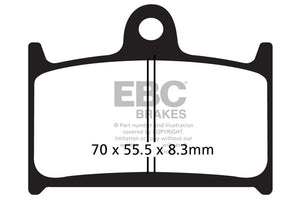 Brakes - FA236 Organic - EBC (Front)