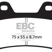 Brakes - FA244HH  Fully Sintered - EBC (2 Set Front)
