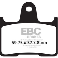 Brakes - FA254HH Fully Sintered  - EBC (Rear)