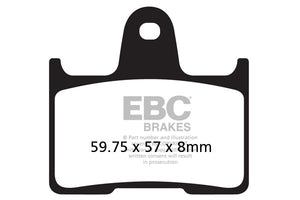Brakes - FA254HH Fully Sintered  - EBC (Rear)