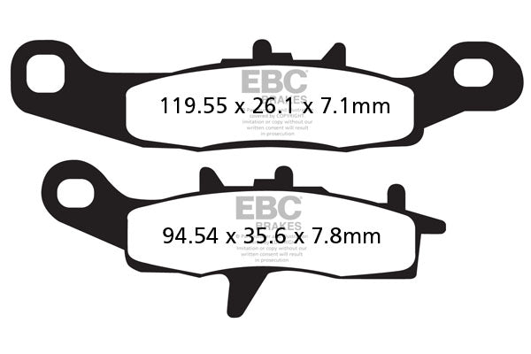 Brakes - FA258TT Carbon - EBC (front)