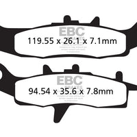 Brakes - FA258TT Carbon - EBC (front)