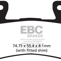 Brakes - FA265HH Fully Sintered - EBC