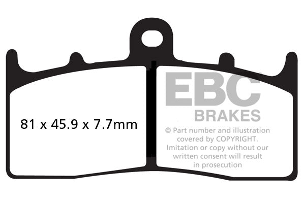 Brakes - FA294HH Fully Sintered  - EBC