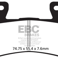 Brakes - FA296HH Fully Sintered  - EBC (2 Set Front)