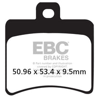 Brakes - SFA298HH Fully Sintered - EBC (Rear)