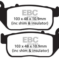 Brakes - FA381HH Fully Sintered - EBC (front)