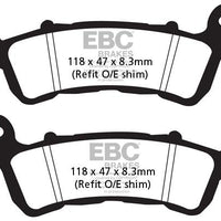 Brakes - FA388HH Fully Sintered - EBC (Front)