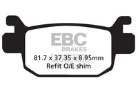 Brakes - SFA415HH Fully Sintered - EBC (Rear)
