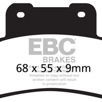 Brakes - FA432HH Fully Sintered - EBC