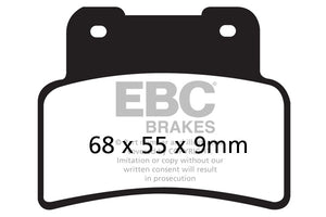 Brakes - FA432HH Fully Sintered - EBC