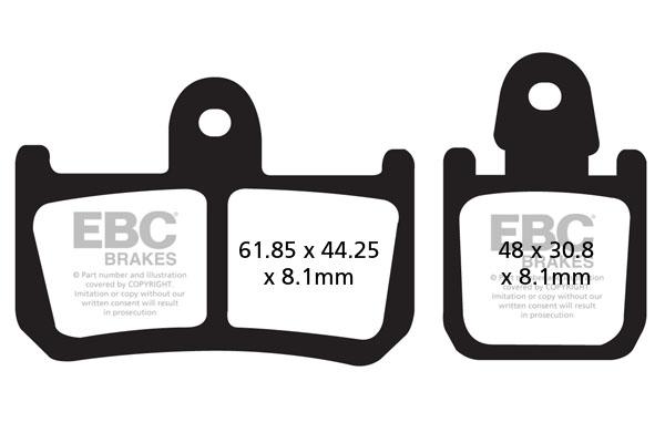 Yamaha YZF R1 / R1M Brake Pads - EBC Brakes.